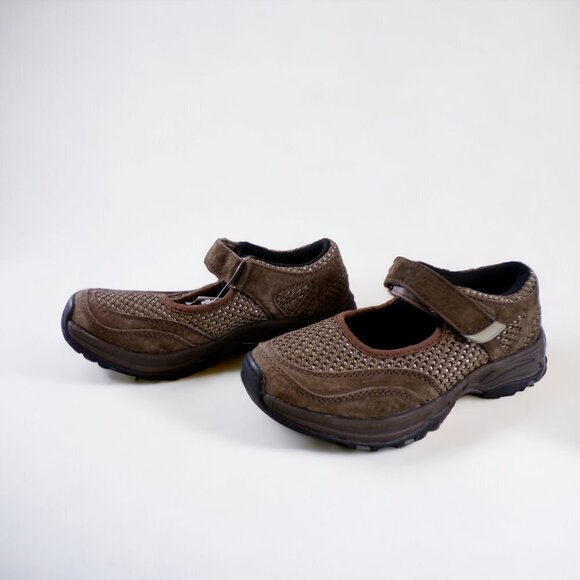 PROPET Lydia Leather Suede Mesh Low Heel Mary Jane Comfort Shoes 5M #618 - Picture 2 of 11